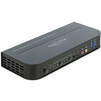 DisplayPort 1.4 KVM Switch 8K 30Hz met USB 3.0 en Audio KVM-switch - thumbnail