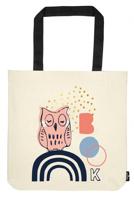 Moses shopper boekuil katoen 39 x 42 cm beige