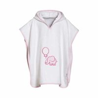 Playshoes badponcho olifant roze Maat - thumbnail