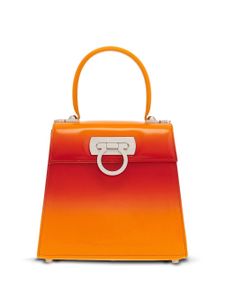 Ferragamo sac cabas Iconic à anse sur le dessus - Orange