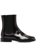 Maison Margiela bottines chelsea Tabi en cuir - Marron