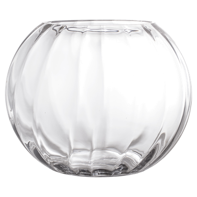 Bloomingville Vaas Transparant glas ø25 21cm.H