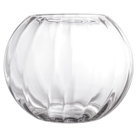 Bloomingville Vaas Transparant glas ø25 21cm.H