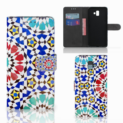 Samsung Galaxy J6 Plus (2018) Bookcase Mozaïek Samsung Galaxy J6 Plus (2018) Bookcase Mozaïek