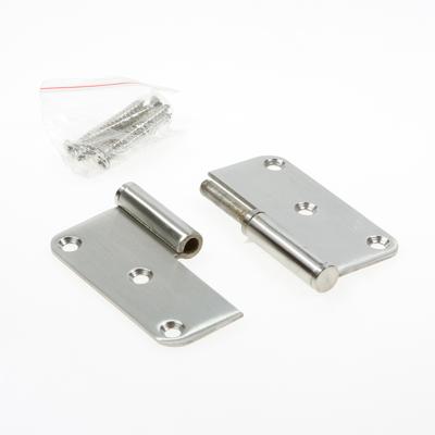 Intersteel Paumelle RVS links 89 x 89 x 2,5mm knoop 12mm Intersteel Paumelle RVS links 89 x 89 x 2,5mm knoop 12mm