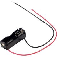 TRU COMPONENTS BH-511-4A Batterijhouder 1 N (lady) Kabel