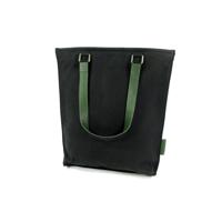 Damestas shopper Retiro Waxed Canvas Black – D Groen
