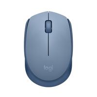 Logitech M171 Draadloze Muis voor PC, Mac, Laptop, 2,4 GHz met USB Mini-ontvanger, Optische Sensor, 12 Maanden Batterijduur, Links- en Rechtshandig - Blauw Grijs