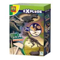 SES Explore en Skelet Opgraven 2in1 T-Rex - thumbnail