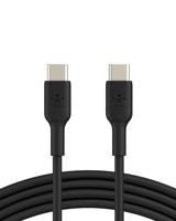 Belkin BoostCharge USB-C/USB-C-kabel, USB-C-snellaadkabel voor iPhone 16, iPhone 15 Plus/Pro/Pro Max, Samsung Galaxy S24, Pixel, iPad Pro, Nintendo Switch en meer, USB Type-C-snellaadkabel, 1 m, zwart