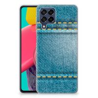 Samsung Galaxy M53 Silicone Back Cover Jeans - thumbnail