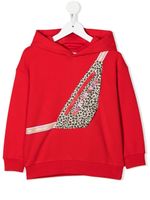 Marc Jacobs Kids hoodie à logo brodé - Rouge - thumbnail