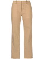 Nili Lotan pantalon Jenna crop - Marron