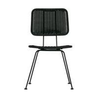 Woood Hilde stoel - Set van 2 zwart