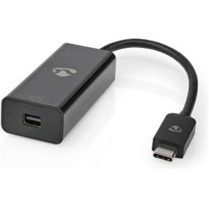 USB-Adapter | USB 3.2 Gen 1 | USB-C© Male | Mini DisplayPort Female | 0.2 m | Rond | Vernikkeld |