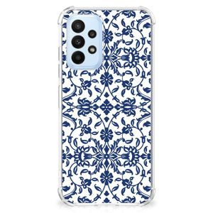 Samsung Galaxy A23 Case Flower Blue