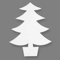 Creativ Company Knutsel Kerstbomen, 25st. - thumbnail