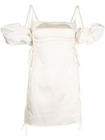 Jacquemus robe La mini robe Chouchou - Blanc