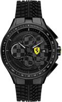 Scuderia Ferrari Mod. Race Day - 830105 - Herenhorloge Chronograaf (Zwart, Rubber)