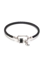 Charriol bracelet Forever Lock en cordes - Noir