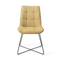 Jesper Home Eetkamerstoel 'Ota' Cross Black, kleur Bumble Bee