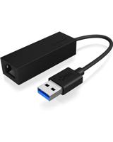 RaidSonic USB 3.0 A-Type zu RJ-45 Ethernet Port Netwerkadapter LAN (10/100/1000 MBit/s), USB 2.0, USB 3.2 Gen 1