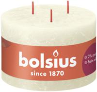 Bolsius shine rustiekkaars 90/140 soft pearl