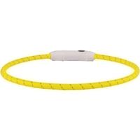 Halsband Visio Light Nylon Geel 33 tot 63 cm lengte x 8 mm breedte Flamingo Geel