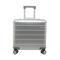 Alumaxx JU-45192 Aluminium Reistrolley GRAVITY + 4 Wielen 44x42x22.5 cm Zilver - thumbnail