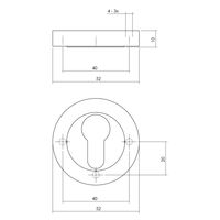 PC PLAATJES ROND ZWART 2ST.