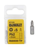 DeWalt Accessoires 25mm schroefbit met gereduceerde tip - DT7235-QZ