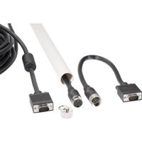 Renkforce RF-4537806 VGA-kabel VGA Aansluitkabel VGA-stekker 15-polig, VGA-stekker 15-polig 15.00 m Zwart Voor buismontage, Met Ferrietkern