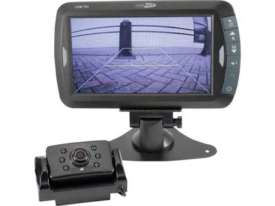 Caliber Draadloos achteruitrijcamerasysteem 2 camera-ingangen, Automatische witbalans, Diafragma F 2.0, Vrij verstelbare kogelcamera, Extra IR-verlichting,