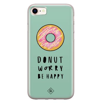 iPhone 8/7 siliconen hoesje - Donut worry