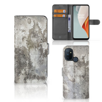 OnePlus Nord N100 Bookcase Beton Print - thumbnail