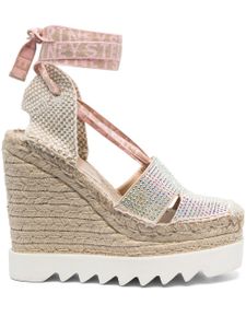 Stella McCartney espadrilles à logo imprimé - Tons neutres