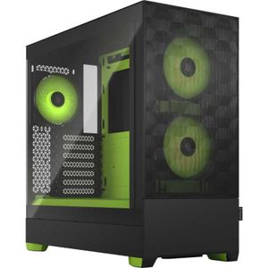 Pop Air RGB Green Core TG Clear Tint Tower behuizing