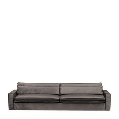 Rivièra Maison Bank 'Continental' XL, Velvet, kleur Grimaldi Grey