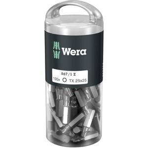 Wera 867/1 Z TORX® DIY 100 SiS 05072449001 Torx-bit T 25 Gereedschapsstaal Gelegeerd, Taai D 6.3 100 stuk(s)