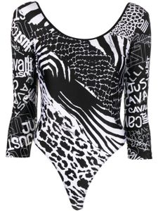 Just Cavalli body à imprimé animalier - Noir