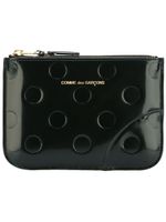 Comme Des Garçons Wallet porte-monnaie "Polka Dots Embossed" - Noir