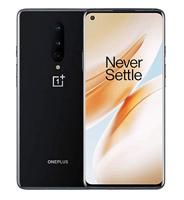 OnePlus 8 Smartphone Onyx Black, 6.55''/16,6 cm Fluid AMOLED Display 90Hz Kracht Scherm, 8 GB RAM + 128 GB, Triple Camera, Warp Charge 30, Dual Sim, 5G