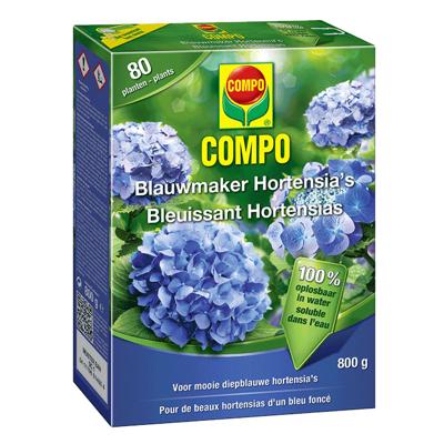 COMPO Blauwmaker Hortensia’s – intensief blauwe bloemen (800 gr)