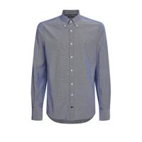 Tommy Hilfiger slim fit overhemd donkerblauw
