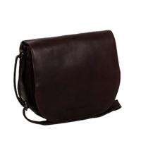 Chesterfield Leren Schoudertas Millie Bruin