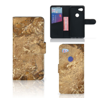 Google Pixel 3A Bookcase Marmer Creme