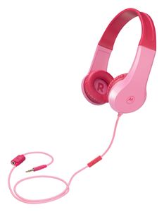 Motorola MOTO JR200 Headset Bedraad oorhaak Muziek Roze