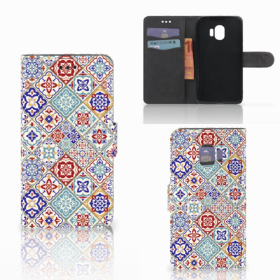 Samsung Galaxy J2 Pro 2018 Bookcase Tiles Color
