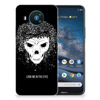 Silicone Back Case Nokia 8.3 Skull Hair