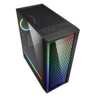 Sharkoon RGB LIT 200 tower behuizing USB 3.2, Window-Kit - thumbnail